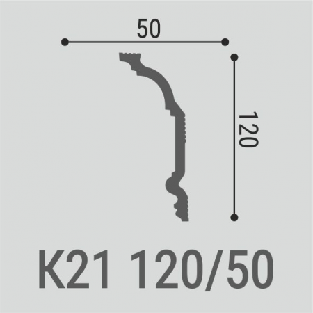 Карниз потолочный Bello Deco К21 120/50