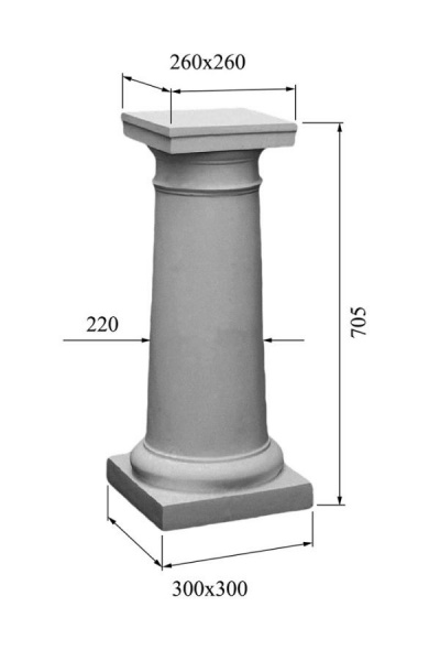 Пьедестал DECORUS PT-010