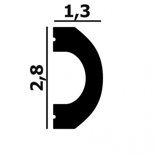 Молдинг Перфект Plus Р127-2800