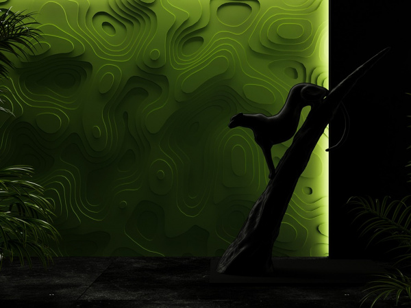Гипсовая панно Deco Line ALIEN