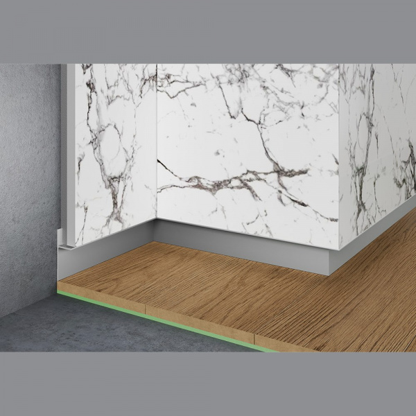 Теневой плинтус скрытого монтажа Pro Design Panel 7208 Анодированный