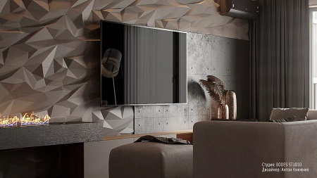 Гипсовая 3D панель Artpole LOFT-HIDDEN