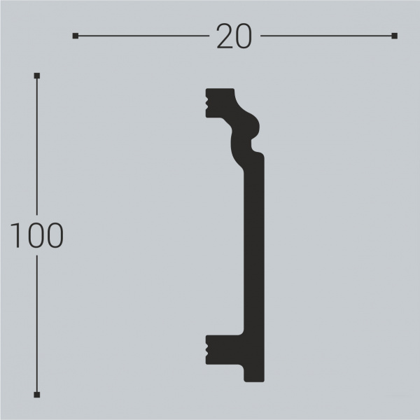 Плинтус напольный Bello Deco П4