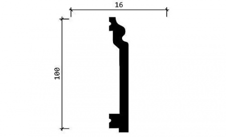 Плинтус напольный DECOR DIZAYN DD701