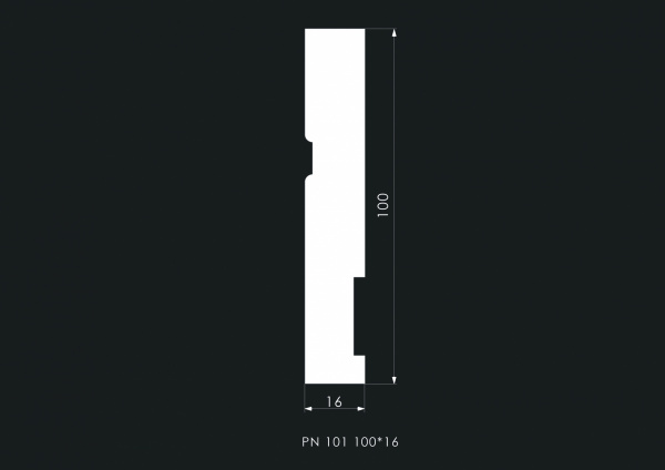 Плинтус напольный Evrowood PN 101