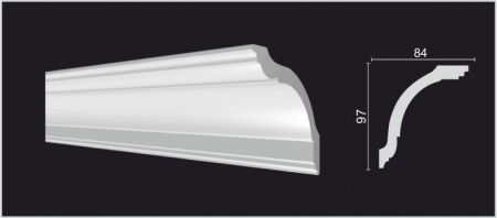 Карниз потолочный DECOR DIZAYN DD08