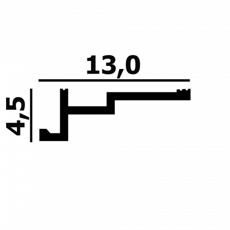 Карниз потолочный Перфект Plus Р101