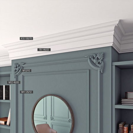 Карниз потолочный Bello Deco К10 100/70