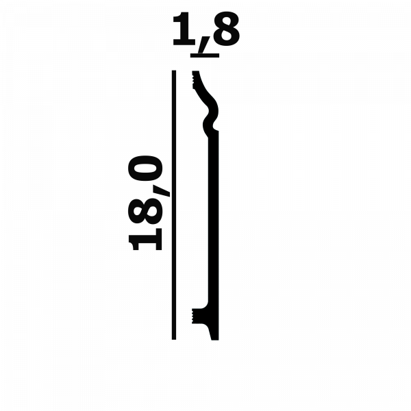 Плинтус напольный Перфект Plus Р114