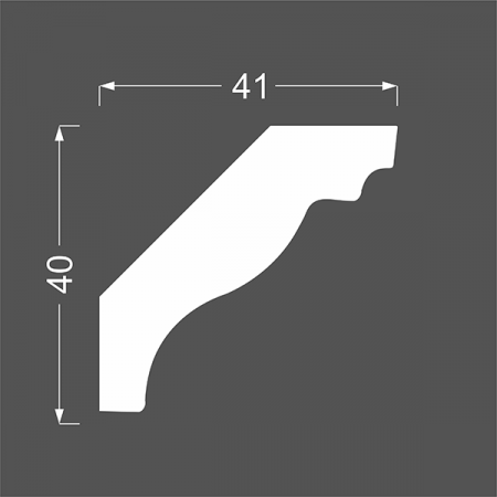 Карниз потолочный Ликорн К 4.60.16