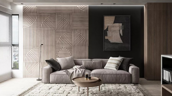 Гипсовая 3D панель Artpole VECTOR 1 platinum (мат)
