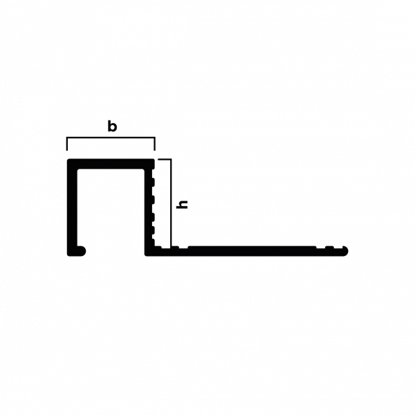 Профиль внешний P латунь P 10x10 мм Neexy  (латунь полированная)