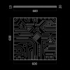 Гипсовая 3D панель Artpole EX-MACHINA A