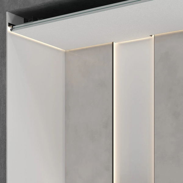 Теневая рейка LACONISTIQ Multilevel NEW (разноуровневая) Белый матовый