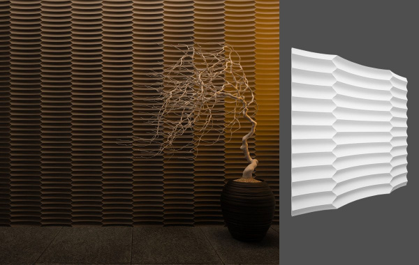 Гипсовая 3D панель Deco Line M-42