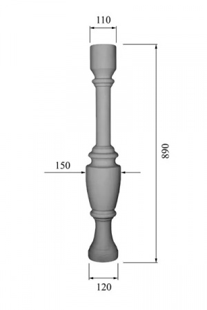 Балясина DECORUS BL-011