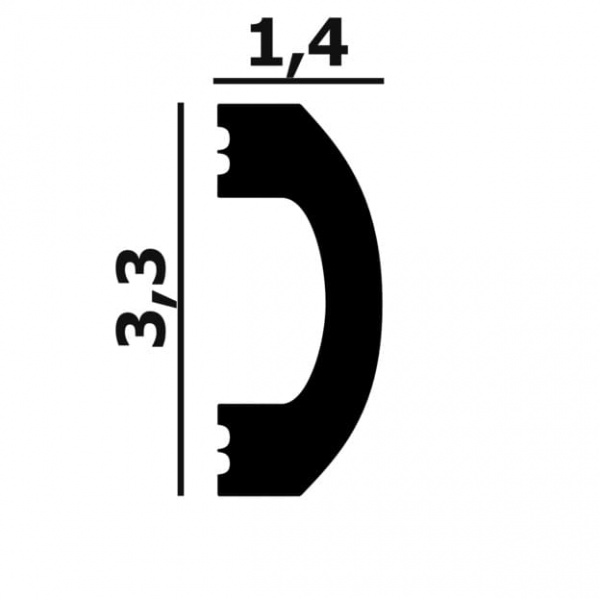 Молдинг Перфект Plus Р135-2800