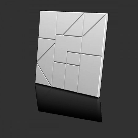 Гипсовая 3D панель Artpole SPLIT