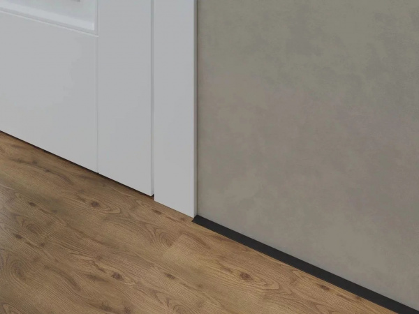 Микроплинтус LACONISTIQ micro 15 classic Чёрный муар