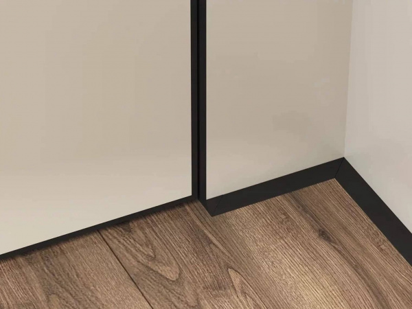 Микроплинтус LACONISTIQ Micro 11 mini Чёрный матовый