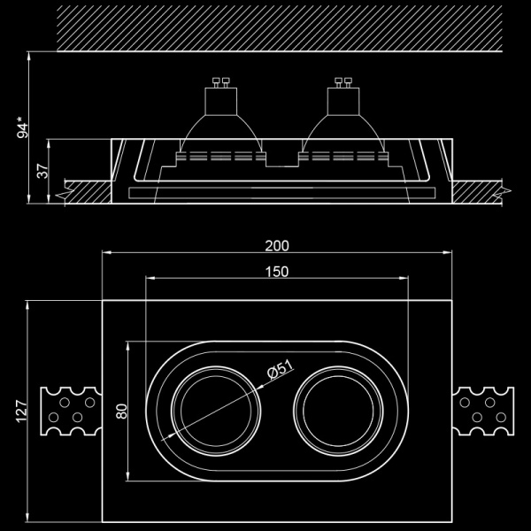Гипсовый светильник Artpole SGS8