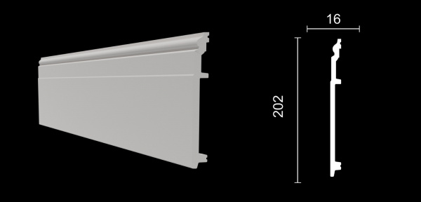 Плинтус напольный DECOR DIZAYN DD725