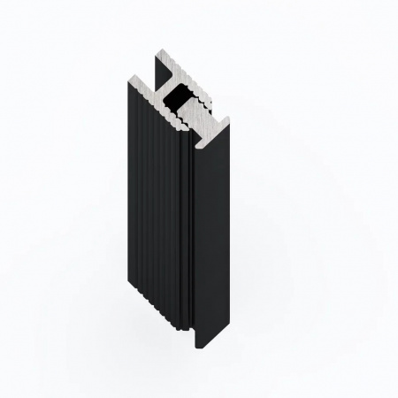 Теневая рейка LACONISTIQ DUAL mini, под панели и керамог. Чёрная