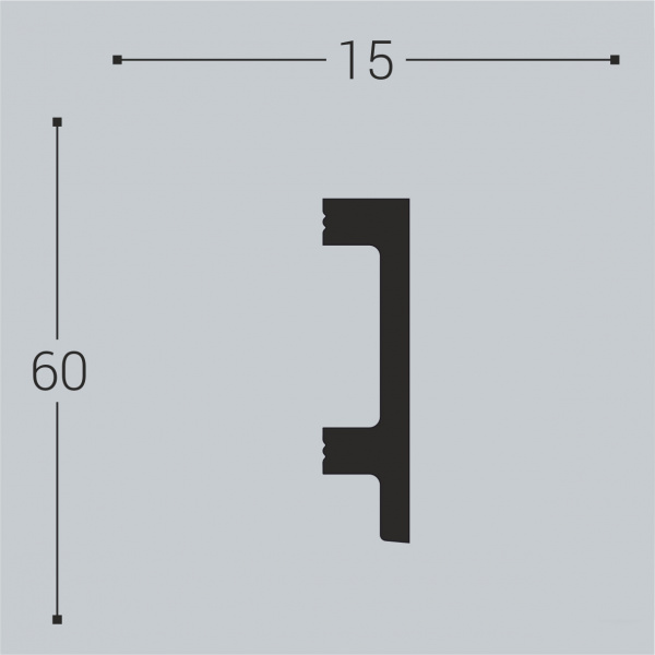 Плинтус напольный Bello Deco П15