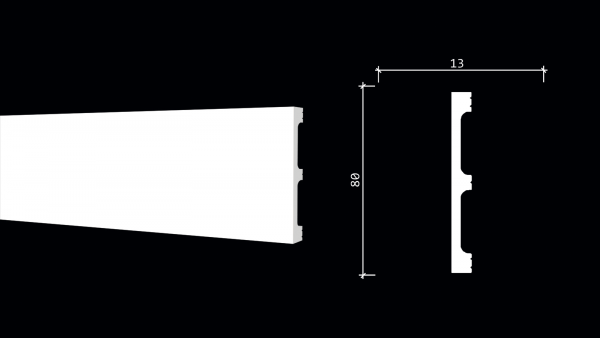 Плинтус напольный DECOR DIZAYN DD708