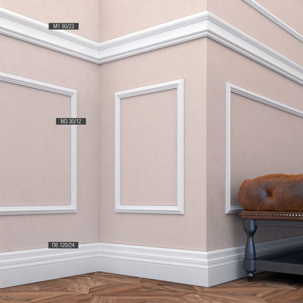Плинтус напольный Bello Deco П6
