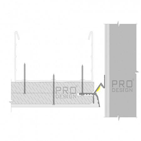 Потолочный профиль Pro Design Gipps 594 Черный