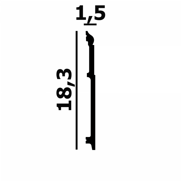 Плинтус напольный Перфект Plus Р115