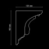 Карниз потолочный гипсовый Artpole SK251