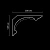 Карниз потолочный гипсовый Artpole SK126U