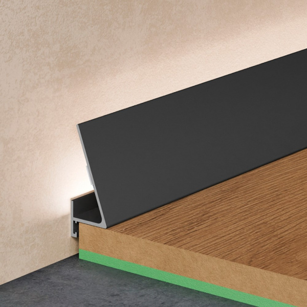 Микроплинтус Pro Design Corner 570 Черный