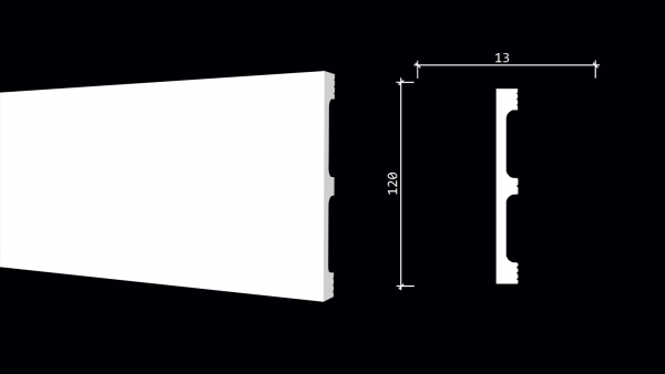 Плинтус напольный DECOR DIZAYN DD710