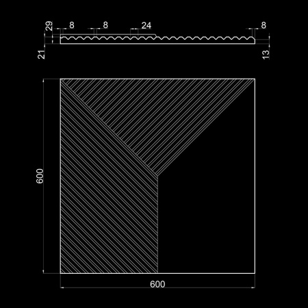 Гипсовая 3D панель ARCHIMEDE 3