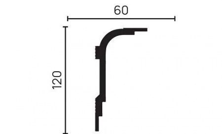 Карниз потолочный DECOR DIZAYN DD516