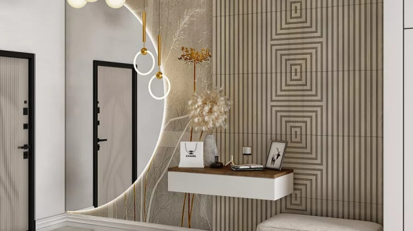 Гипсовая 3D панель Artpole VECTOR 3 platinum (мат)