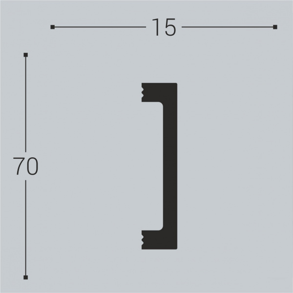 Обрамление дверей наличник Bello Deco Н17