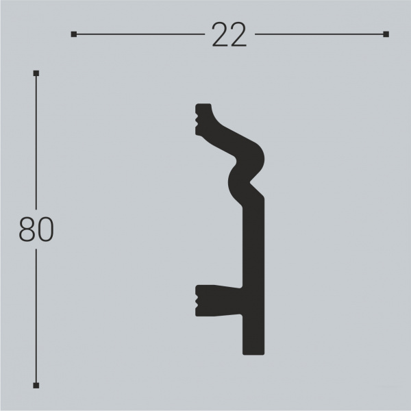Плинтус напольный Bello Deco П2