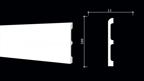 Плинтус напольный DECOR DIZAYN DD707