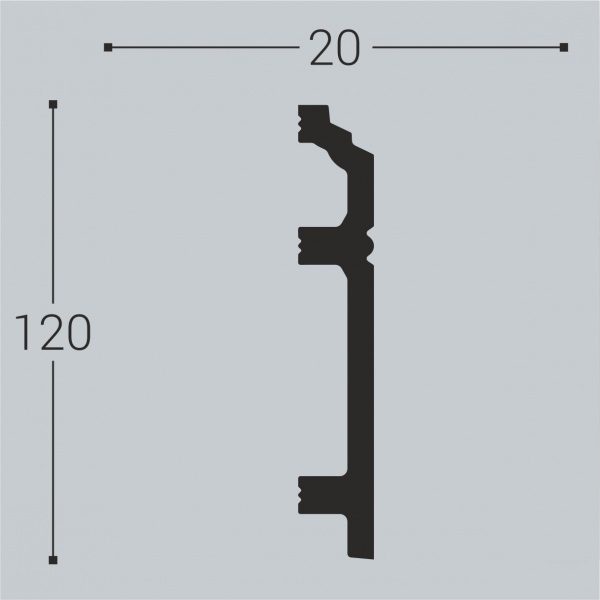 Плинтус напольный Bello Deco П12