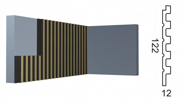 Панель PAOLO ARTE Kr208SP-3