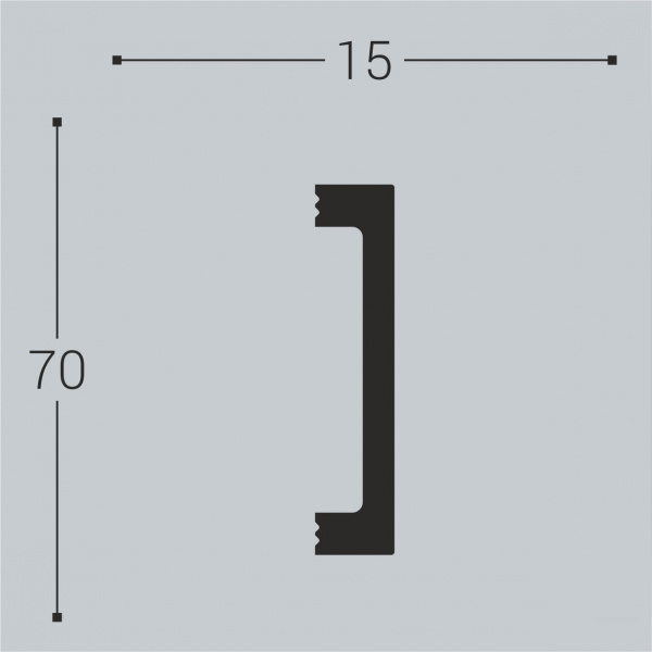 Молдинг Bello Deco М17 70/15