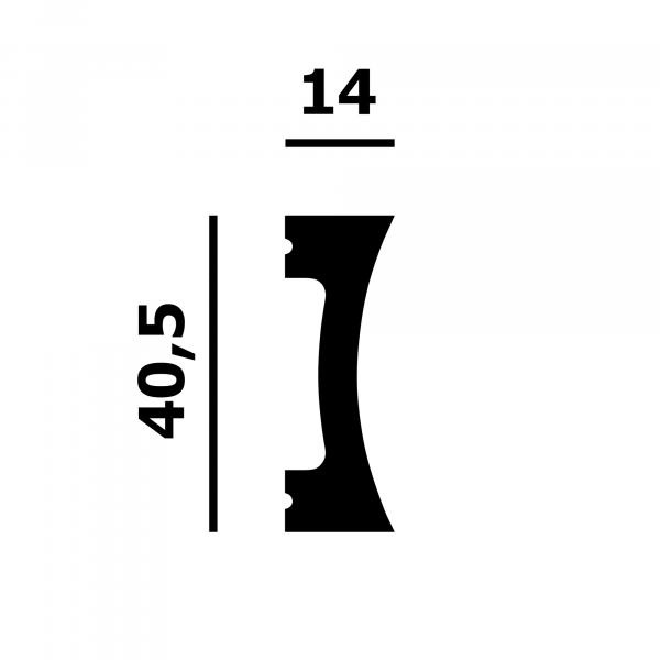 Молдинг Перфект Plus Р217-2800