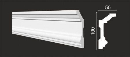 Карниз потолочный DECOR DIZAYN DD503