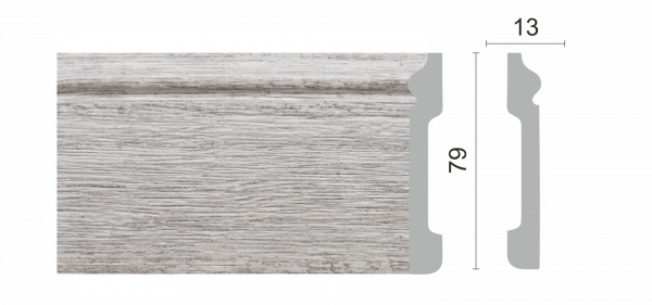 Плинтус напольный DECOR DIZAYN 005-89SH