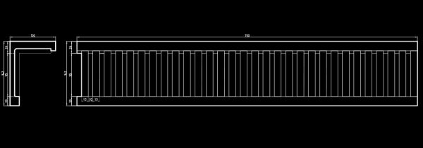 Карниз потолочный вентиляционный Artpole SK199V