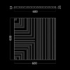 Гипсовая 3D панель Artpole BARCODE 3
